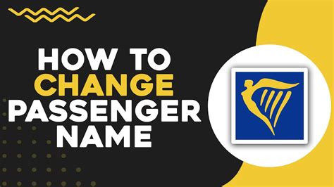 How to change passenger name in flight