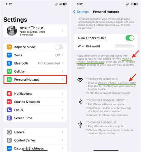 How to change personal hotspot name wikiaiwide