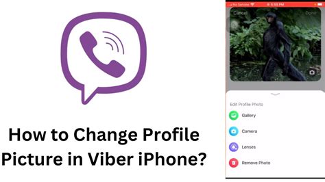 How to change profile picture on Viber