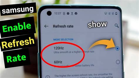 How to change refresh rate in samsung tablet.  Dec 20, 2023 · To change...
