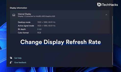 How to change refresh rate windows 11.  Learn how to change the display refresh rate on Windows...