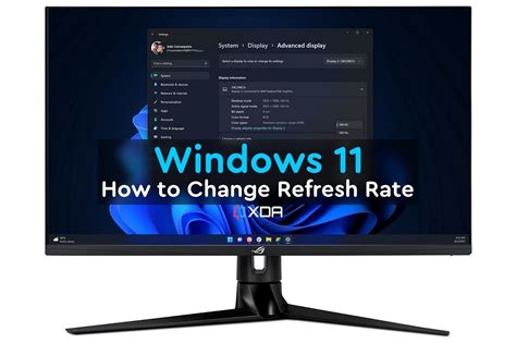 How to change refresh rate windows 11.  May 17, 2024 · Learn how to change ...