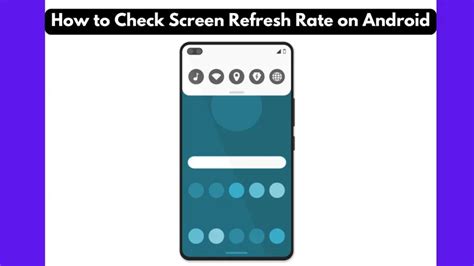 How to change screen refresh rate android.  Step-by-step guide.  Refresh Rat...