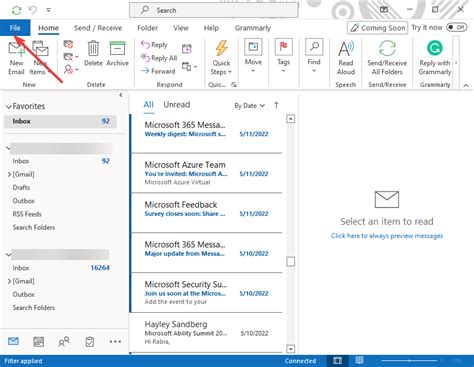 How to change sign off in outlook