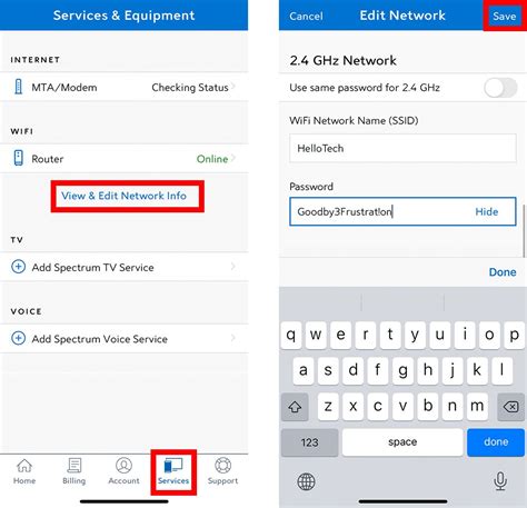 How to change spectrum wifi password. Sign in to your Spectrum account for the easiest way to view and pay your bill, watch TV, manage your account and more. 