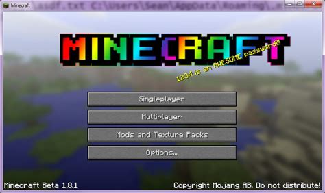 How to change splash text in minecraft