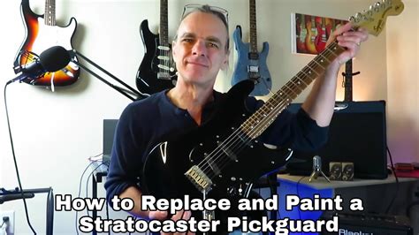 How to change stratocaster pickguard - YouTube