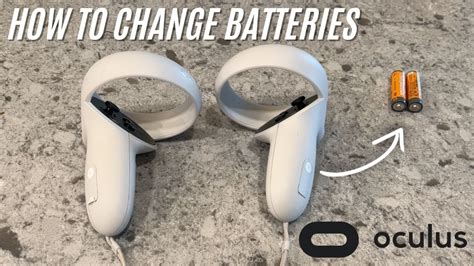 How to change the batteries on an Oculus Quest 2 controller