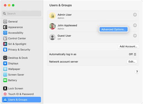 How to change the name of your macOS user account and home folder