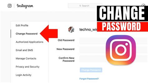 How to change the password of instagram. Tap the three-dot icon (hamburger menu) in the bottom-left corner to go to your profile page. Click Settings in the dropdown menu that appears to go to the settings menu. Click Change Password in the left side menu. Enter your current password on the right side. Enter the new Instagram password you want to use. 