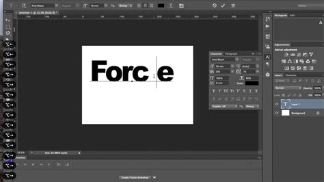 How to change the spacing of text in YouTube