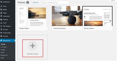 How to change theme in wordpress