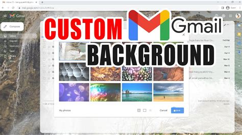 How to change themes in gmail