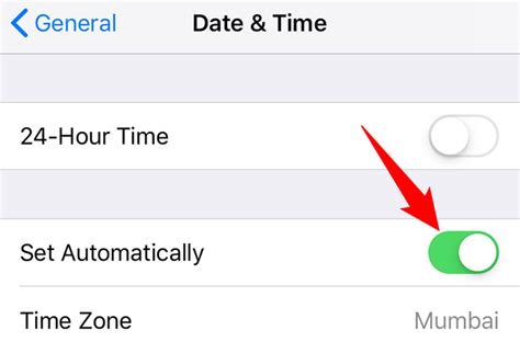 How to change time zone in iphone