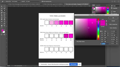 How to change tint in photoshop