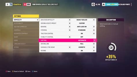 How to change to automatic or manual shifting in Forza …