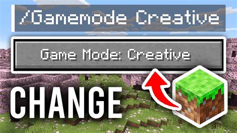 How to change to creative in minecraft