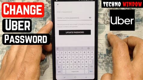 How to change uber password on computer.  Changing your password helps ...
