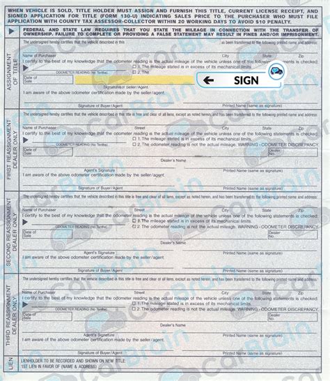 How to change vehicle title in texas