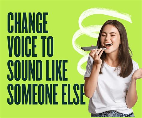 How to change voice in real life