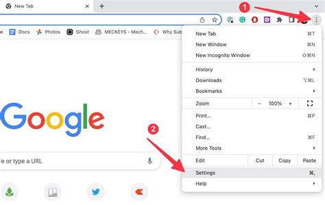 How to change your homepage in chrome