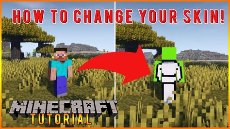 How to change your minecraft skin java
