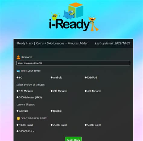 How to cheat in iready. How to Use. Open the exectutable along with said iReady Lesson in Browser (You can also pin it to your taskbar or Start Menu!) Select option you want and answer prompts accordingly When the Bot is active Feel free to do something OFF THE COMPUTER. Make sure you keep iReady onscreen as well, becuase it will Keep Activating and coming to front. 