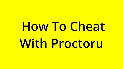 How to cheat on proctoru. NOTE: Your institution may be integrated with our platform in a way that would change the process for accessing your exam. If this is the case, instructions for creating accounts are usually sent d... 