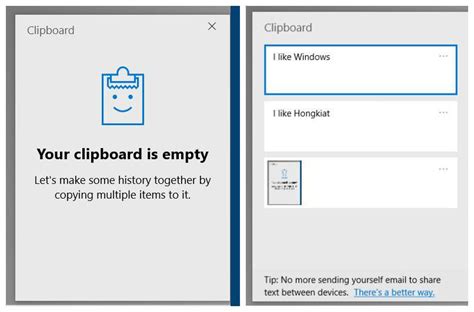 Luckily, it’s very easy to enable the Clipboard History feature in Windows 11. In fact, there are two ways to do it…. Enable Clipboard History via the ‘Settings’ app: 1 – Right-click the Start button, then click Settings. 2 – Make sure the “System” tab is active, them click Clipboard in the right-hand pane. 3 – Toggle the .... 