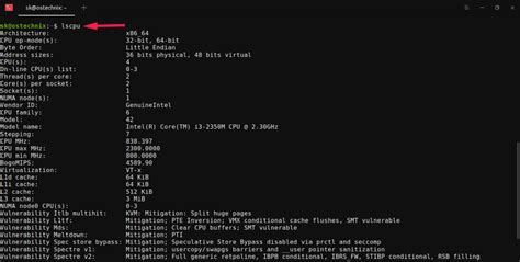 How to check cpu status in linux