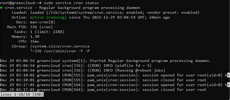 How to check crontab is running