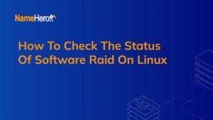 How to check disk rebuild status in linux. .  Microsoft Q&A and Mar 6, 2026 · How...