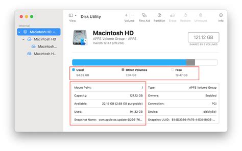 How to check disk usage in mac