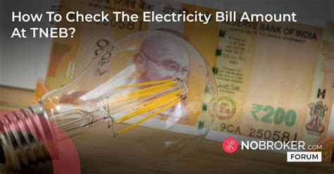 How to check electricity bill amount TNEB? NoBroker