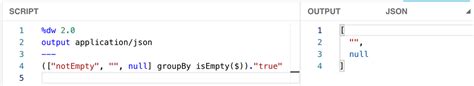 How to check for empty values in an array in DataWeave Part 1: …