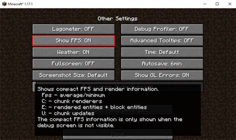 How to check fps minecraft