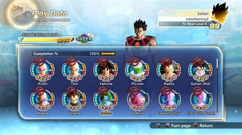 How to check friendship xenoverse 2. After a few fights, think about going to Whis and choosing the “talk” option to raise the Friendship Gauge. → Up your character on level 90 : Finally, the second condition to unlock the Super Saiyan Blue (SSGSS) and awakening ability for your character, you will have to reach the LVL 90. There are three ways to pass levels for … 