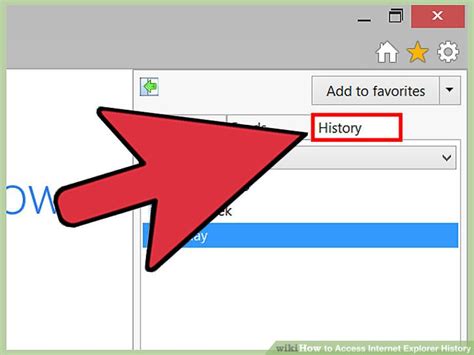 How to check history in internet explorer