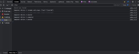 How to check if any Component is Mounted or Unmounted in …