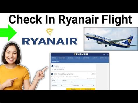 How to check in with ryanair