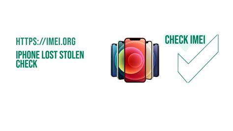 How to check iphone is stolen