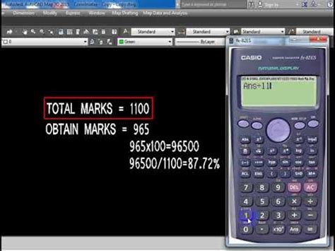 How to check marks percentage in calculator