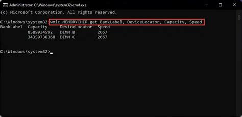 How to check ram in cmd