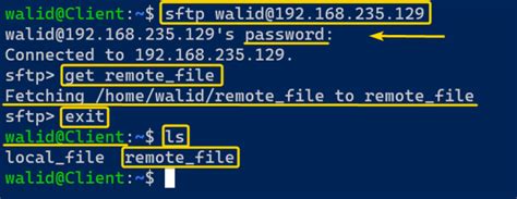 How to check sftp connection in linux