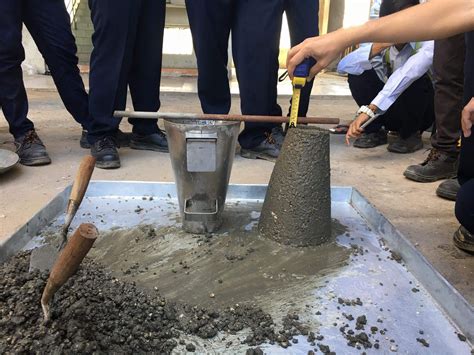 How to check slump in concrete