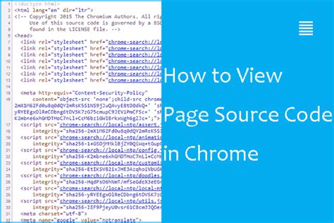 How to check source code in chrome
