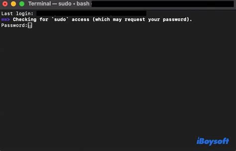 How to check sudo access in mac.  For security reasons, the operating system o...