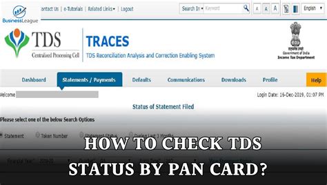 How to check tds amount in pan