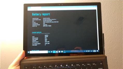 How to check the battery health of Microsoft