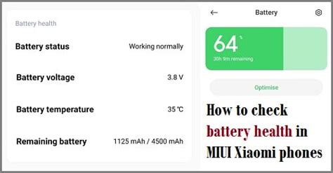 How to check the battery health of all Xiaomi phones Hasib71